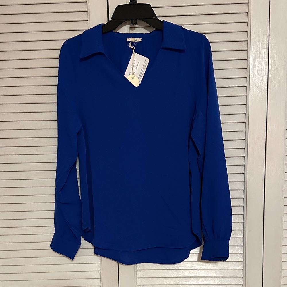 JODIFL Royal Blue Blouse